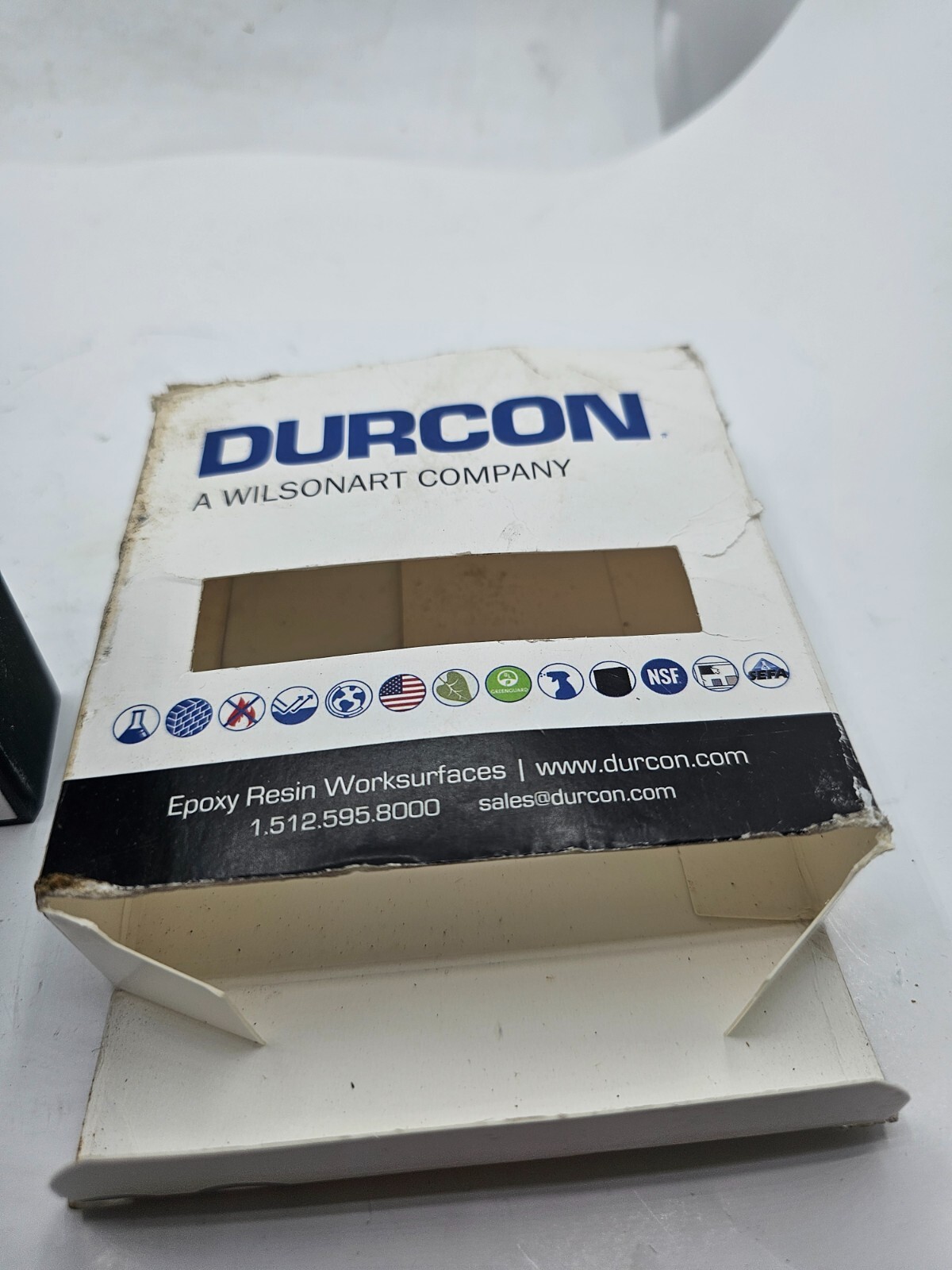 DURCON Epoxy Resin Worksurface Labgrade Black Onyx Color