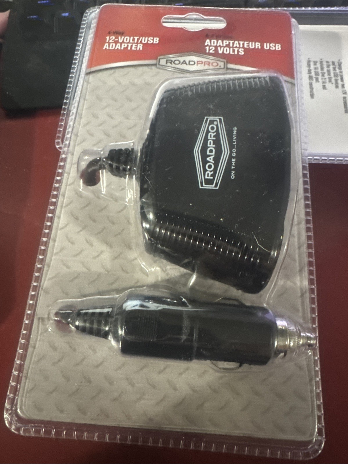 Roadpro Rp431usb Power Adapter, 4 Outlet, 12V, 10A