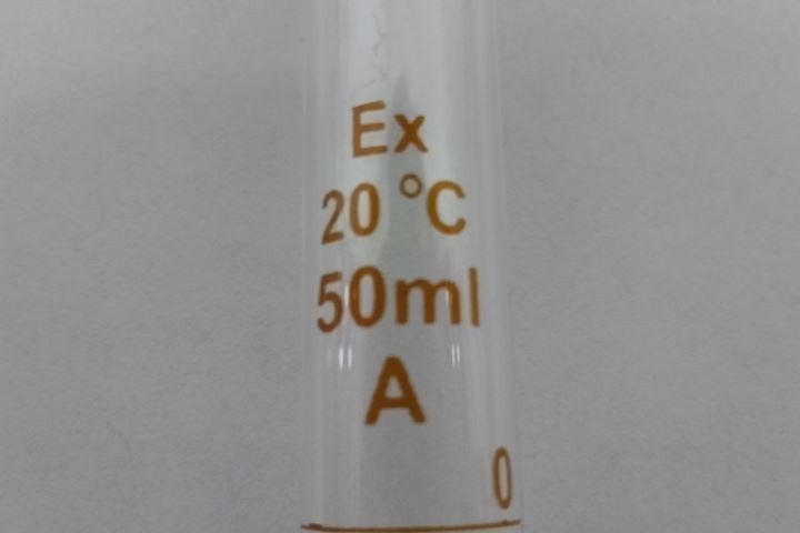 Lab Safety Supply 6CDP6 3 Pk 50 mL / 1.7 Fl Oz Capacity Straight Bore Buret