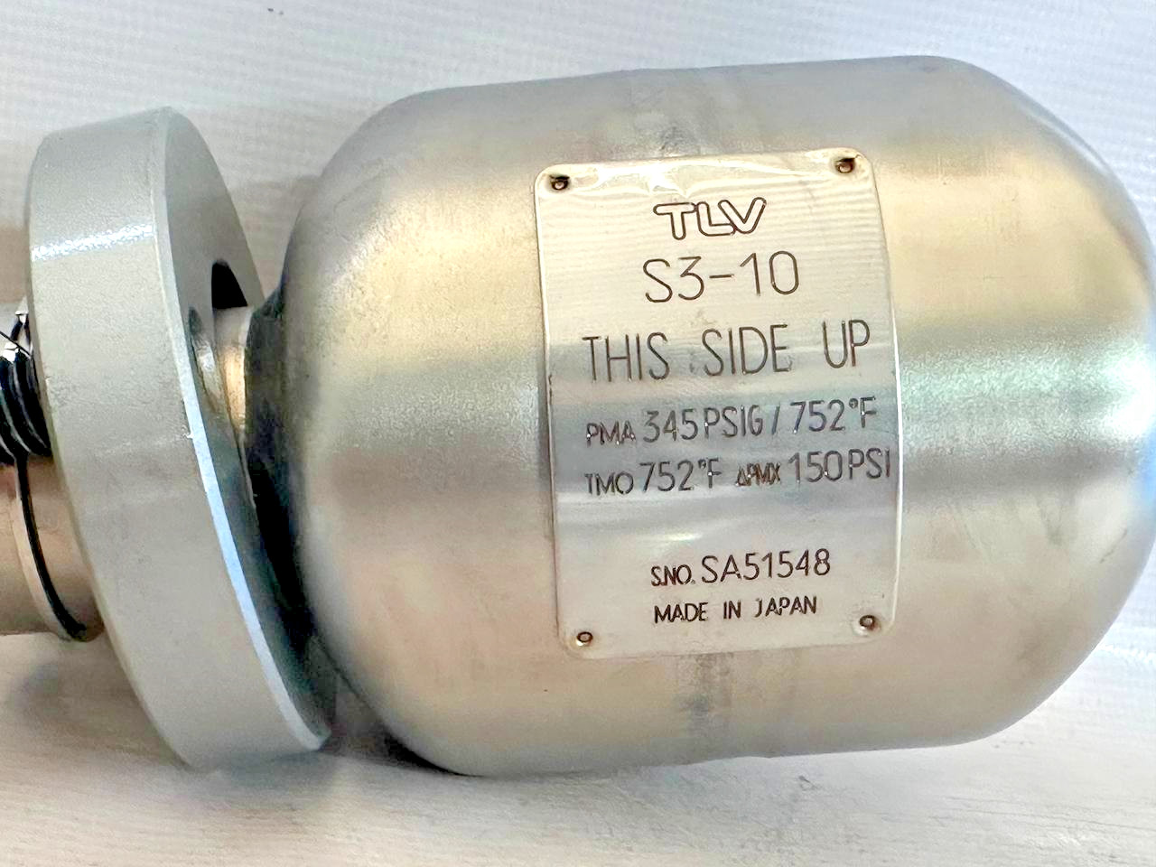 TLV Steam Trap S3-10 QuickTrap SUS316L Stainless Steel Made in Japan