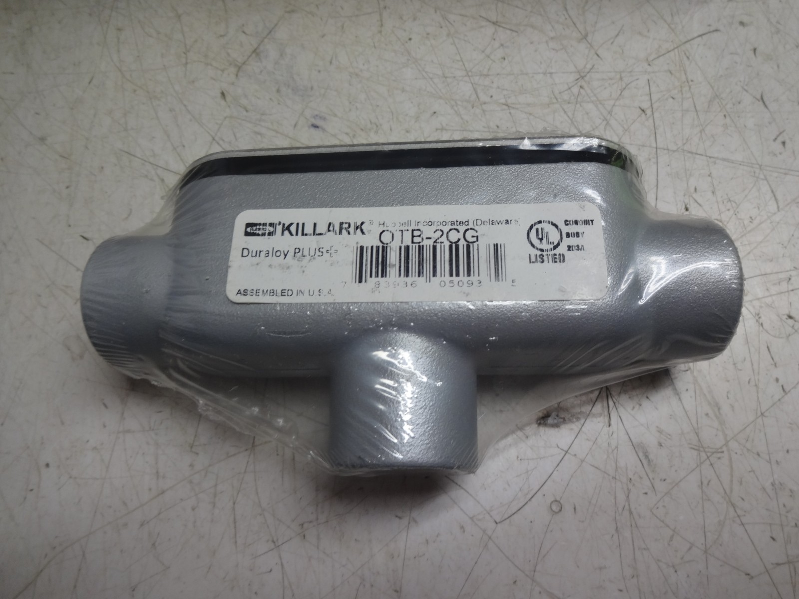 New Box of 5 Killark OTB-2CG Type TB Raintight Conduit Body, 3/4 in Hub, 7 cu-in