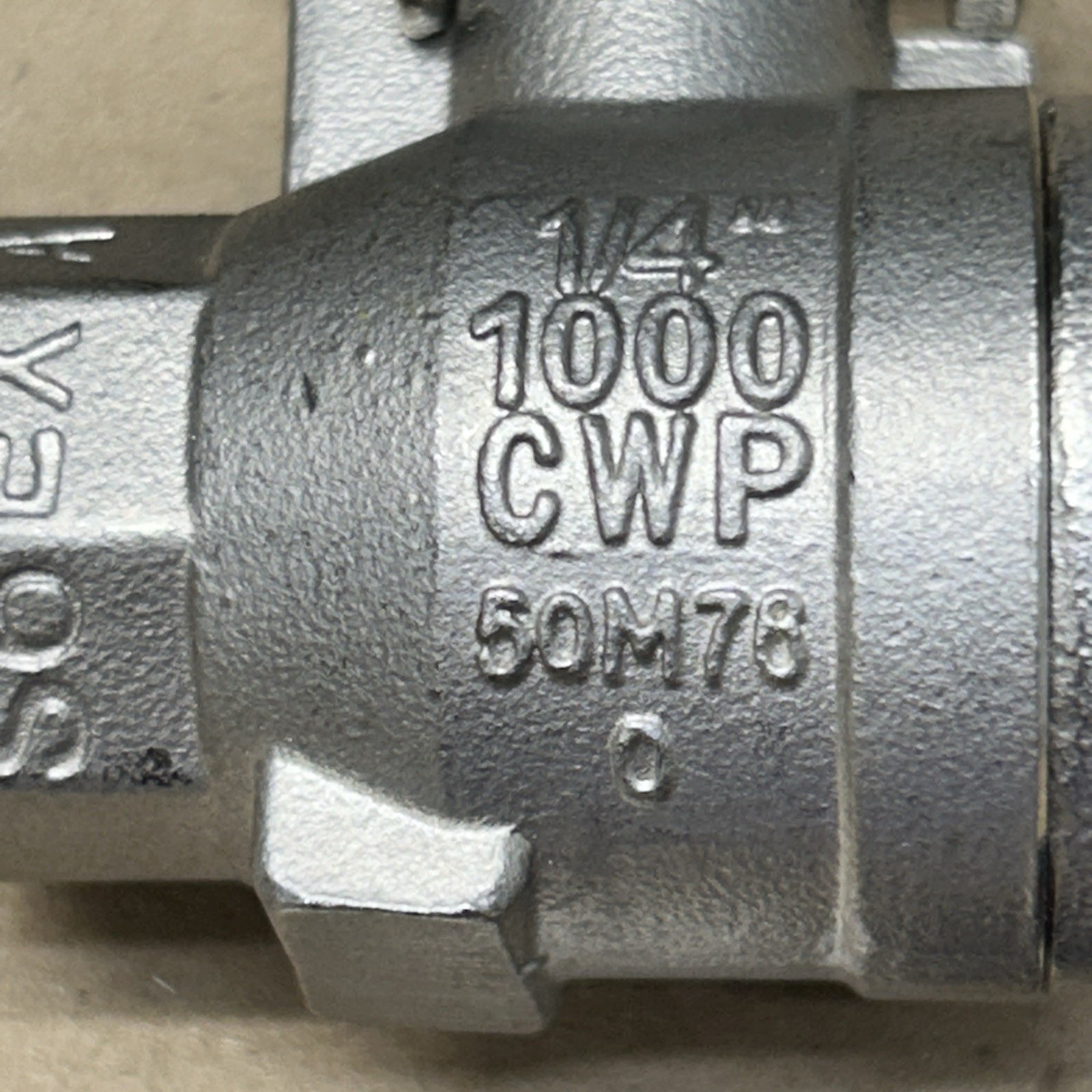 SHARPE CF8M 201 1/4″ 1000 CWP NNB Fast Shipping! + Warranty