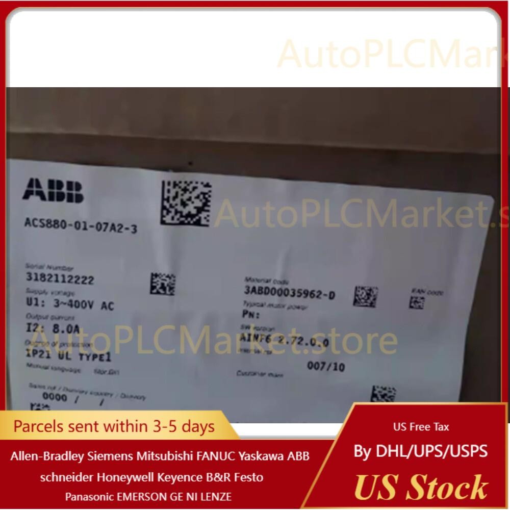 New In Box ABB ACS880-01-07A2-3