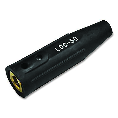 Lenco 5436 Dinse Type Female Cable Connector, 4 Thru 1/0, 250 Amp