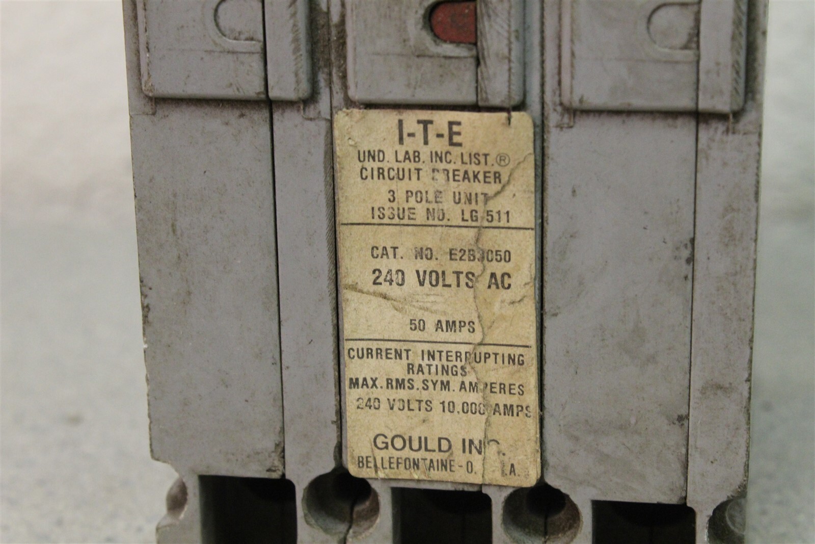 ITE E2B3050 50A 3-Pole Circuit Breaker *FREE SHIPPING*