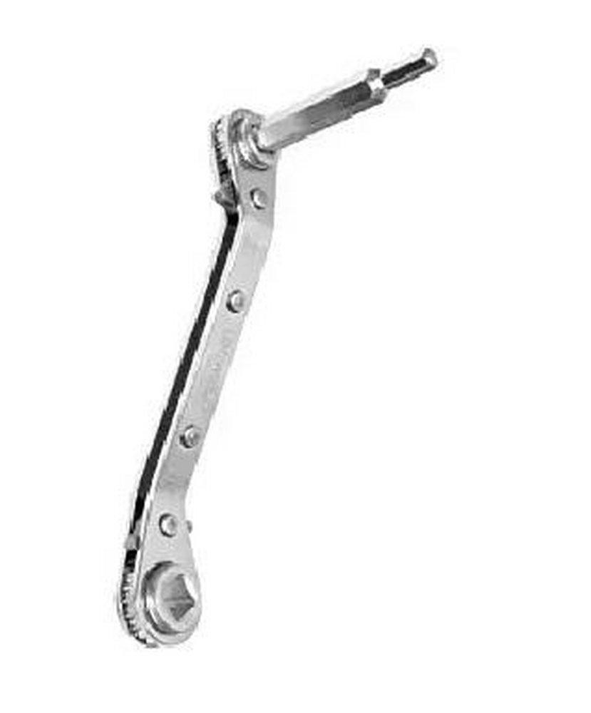 Uniweld 70074 5/16″ Offset Ratchet Wrench Dual Hex Key Tool