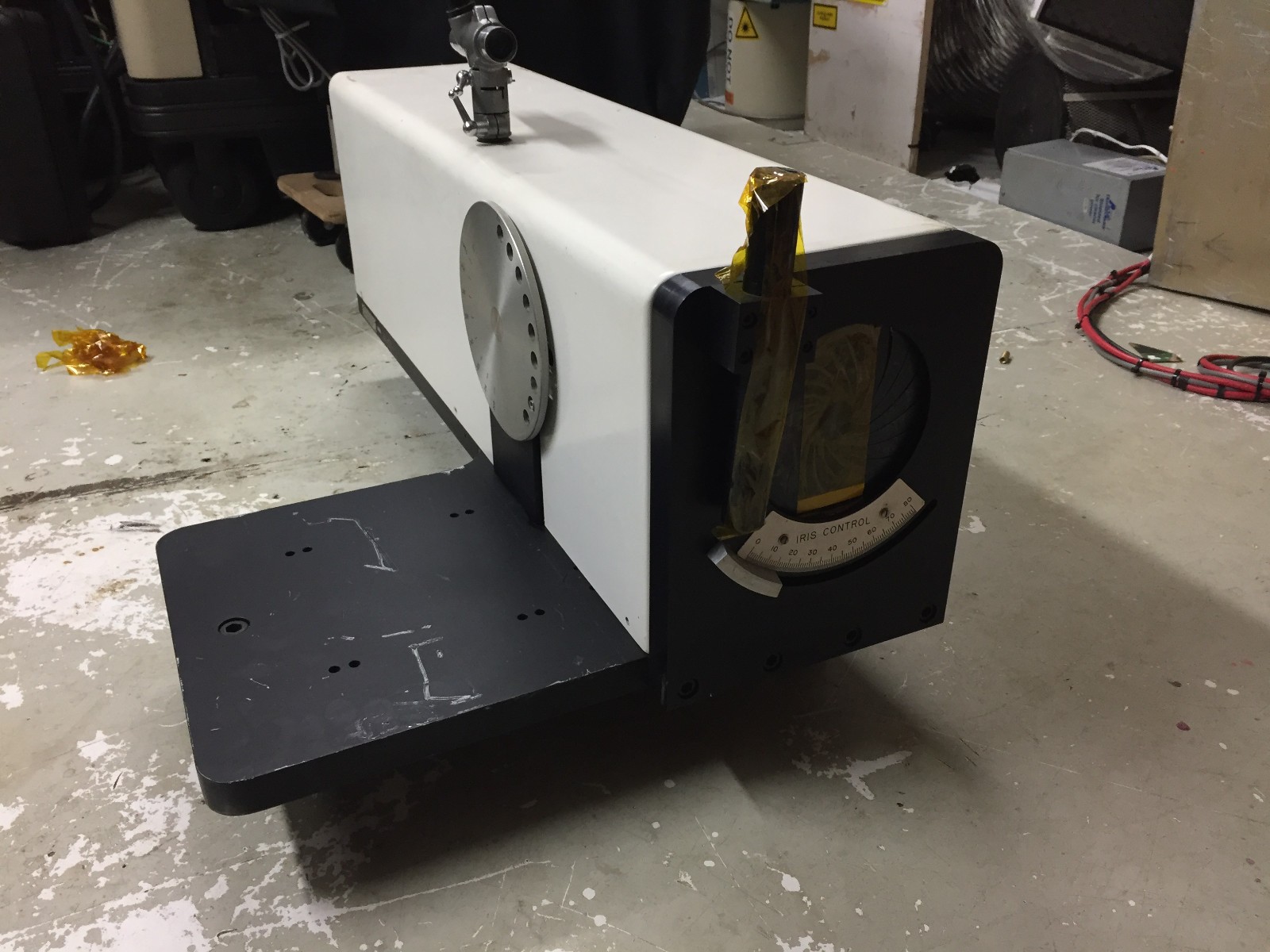INFRARED INDUSTRIES LARGE LASER BEAM LAB COLLIMATOR OPTICAL INSTRUMENT COMPLETE