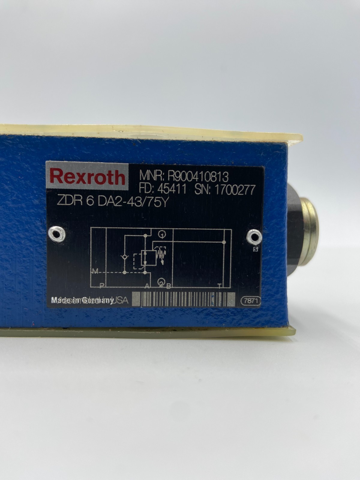 Rexroth – Pressure Reducing Valve – R900410813, ZDR 6 DA2-43/75Y – New