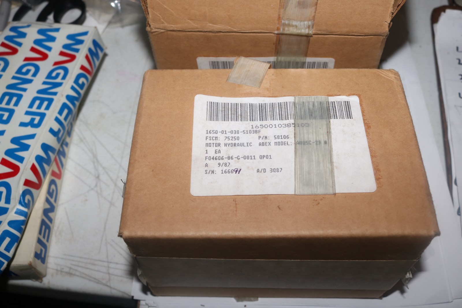 NOS ABEX Hydraulic motor pump AMO-5C-29A 3000 PSI Parker 58106 Aircraft