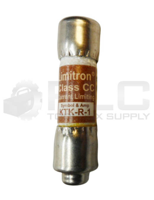 NEW BOX OF 6 BUSSMANN KTK-R-1 LIMITRON FUSE 1A 600VAC