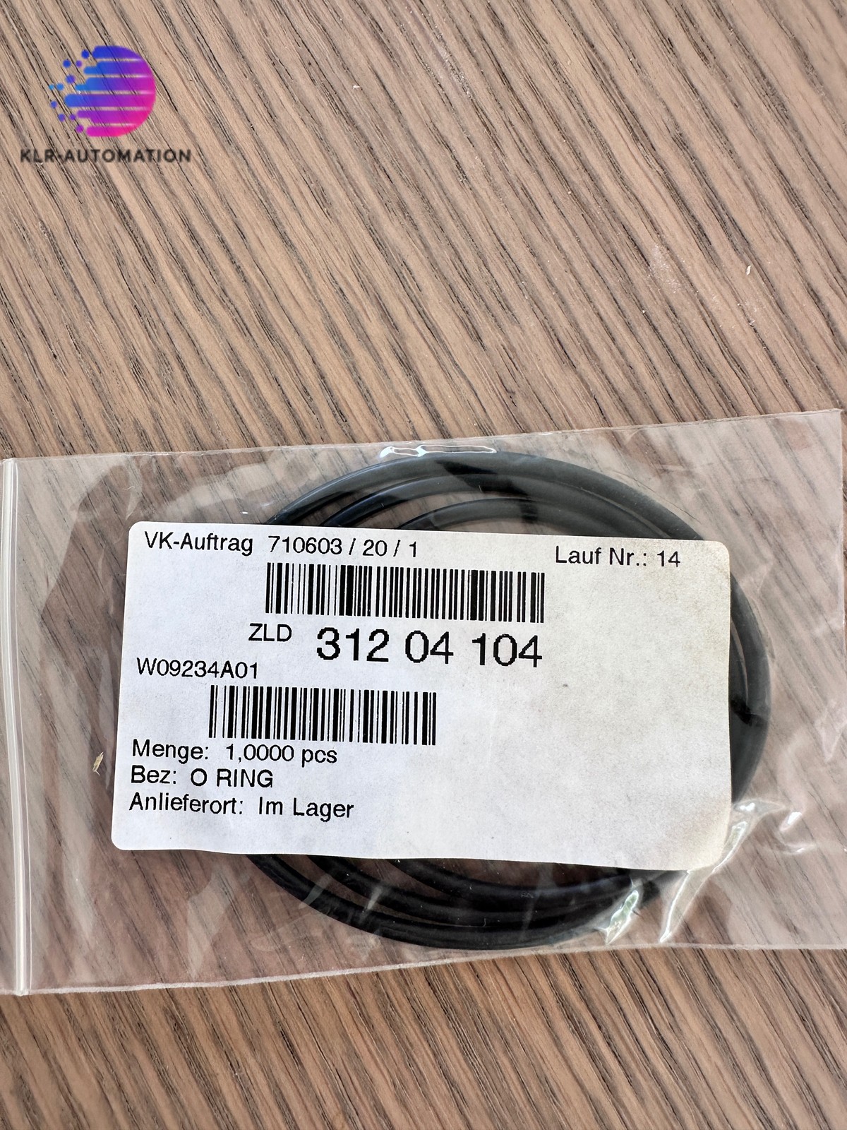 DMG MORI ZLD 312 04 104 O-Ring Replacement Gasket
