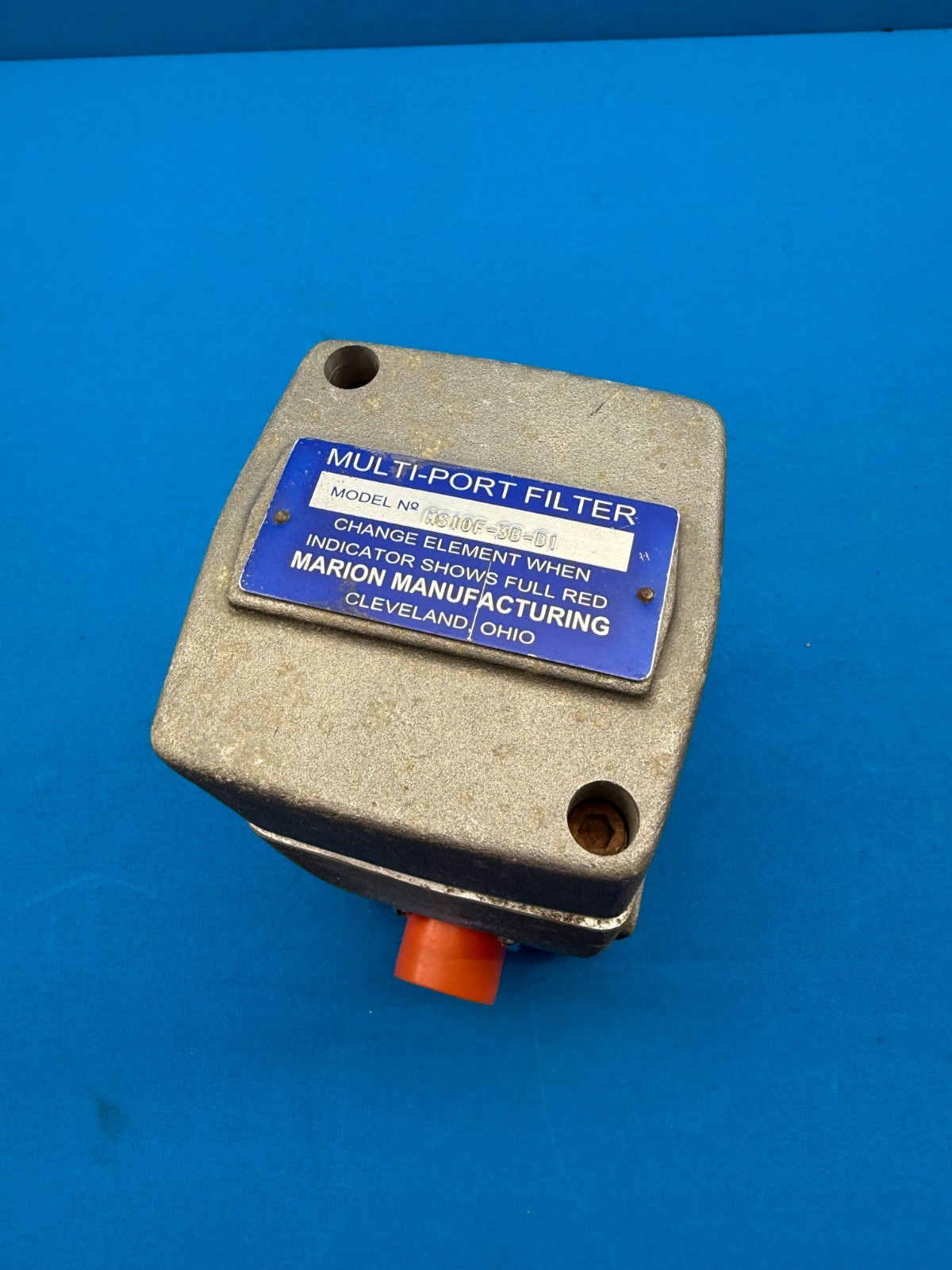 Marion Manufacturing MS10F-3B-B1 Multi-Port Filter Assembly