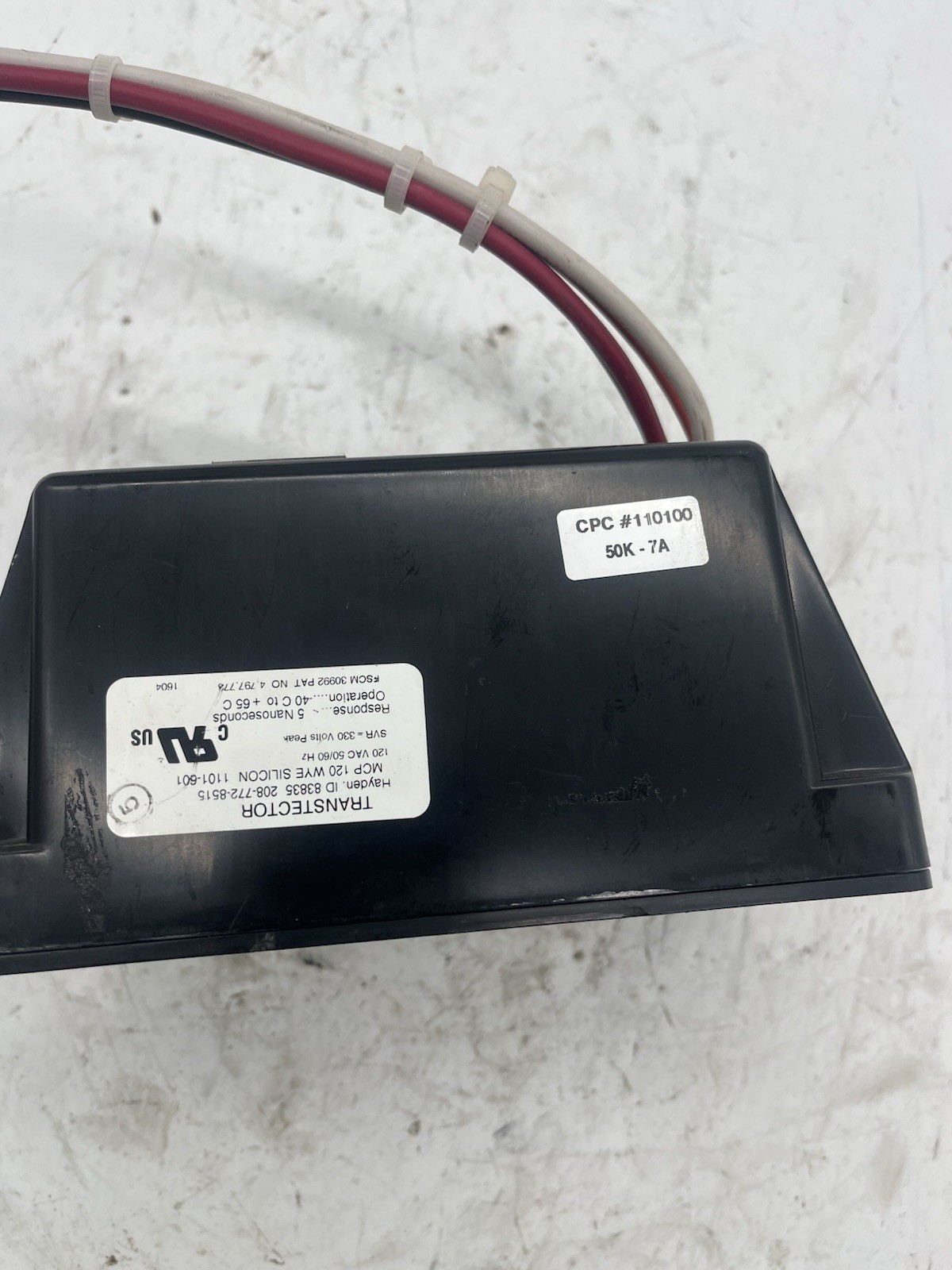 Transtector MCP 120W SASD/MOV-OD AC Power Protector 1101-601