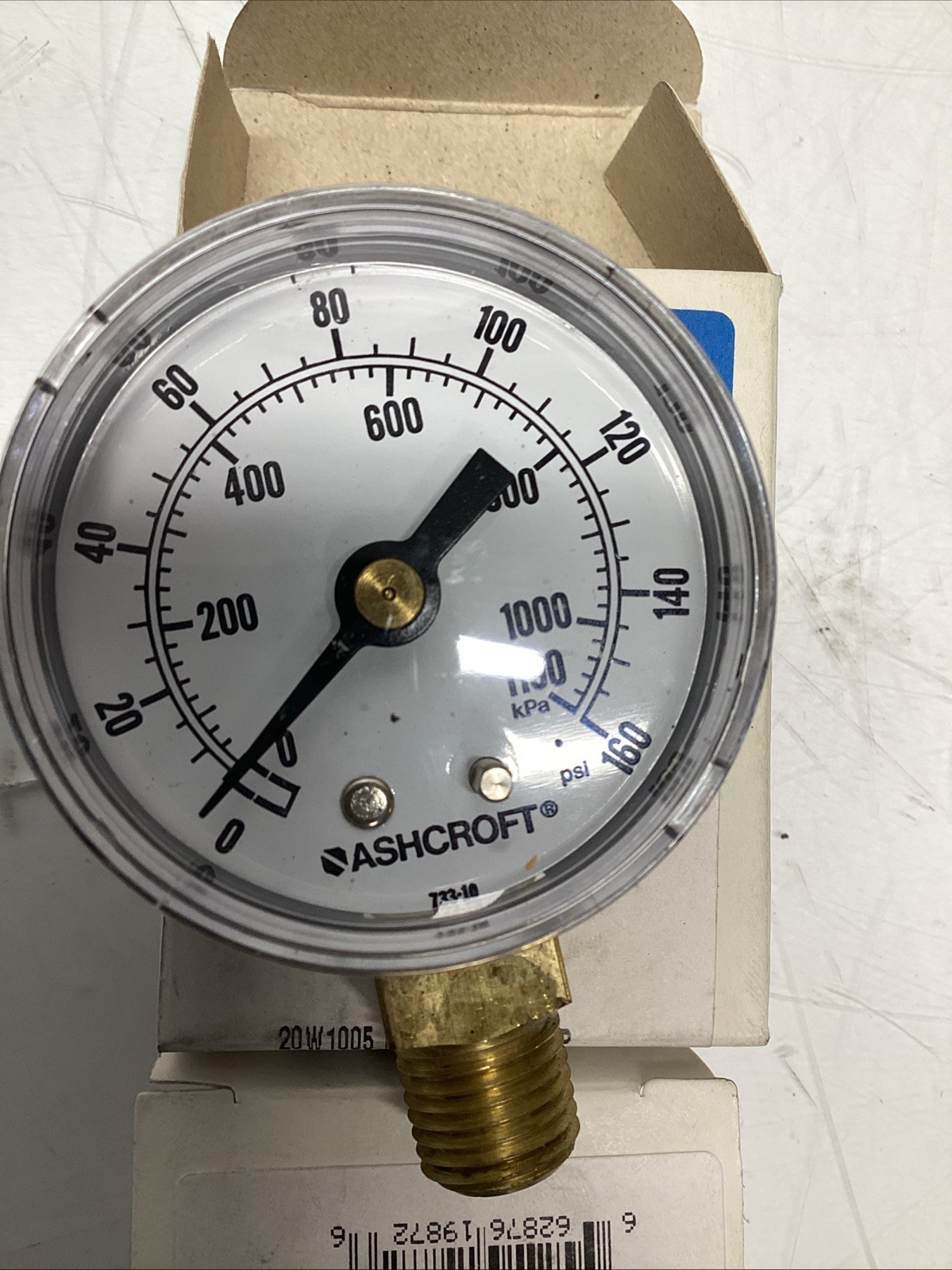 ASHCROFT 2″ 0-160 PSI 1/4″ PRESSURE GAUGES 20W-1005-H-02L-160 Lot Of 2 T-200