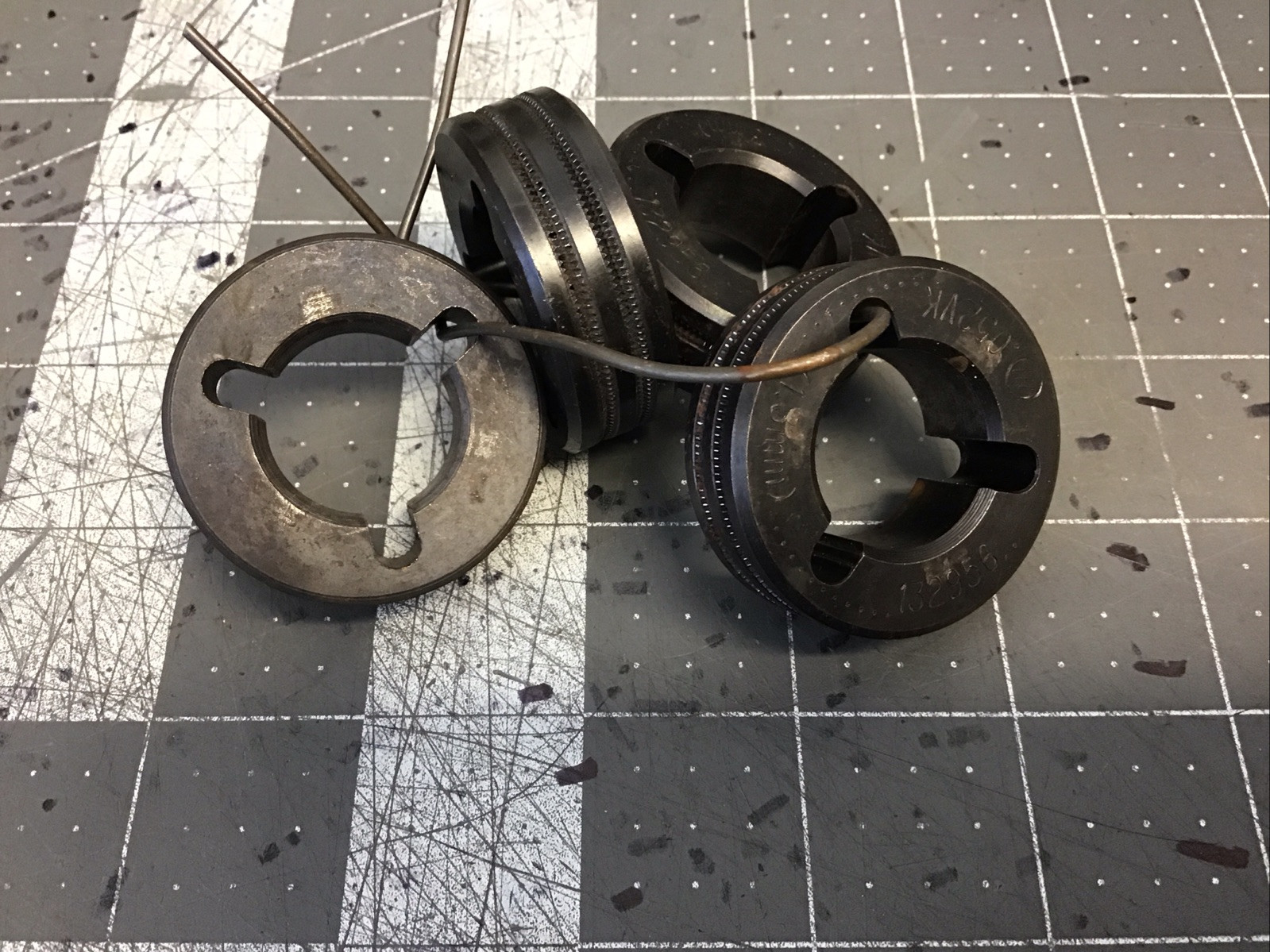 Miller Drive Roll (Lot Of 4)Grooved 1.3MM .052VK 132956(LB28T)