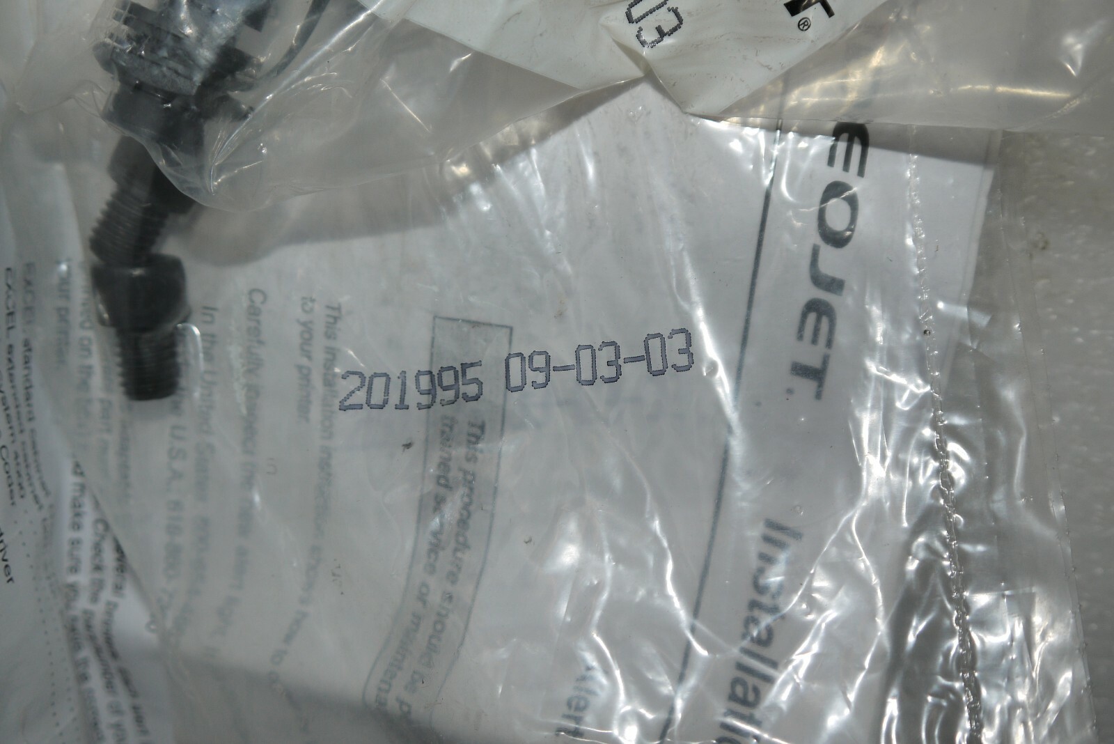 VIDEOJET 360435 EXCEL SERIES PRINTERS CABLE ENCODER FEMALE 6 PIN NEW