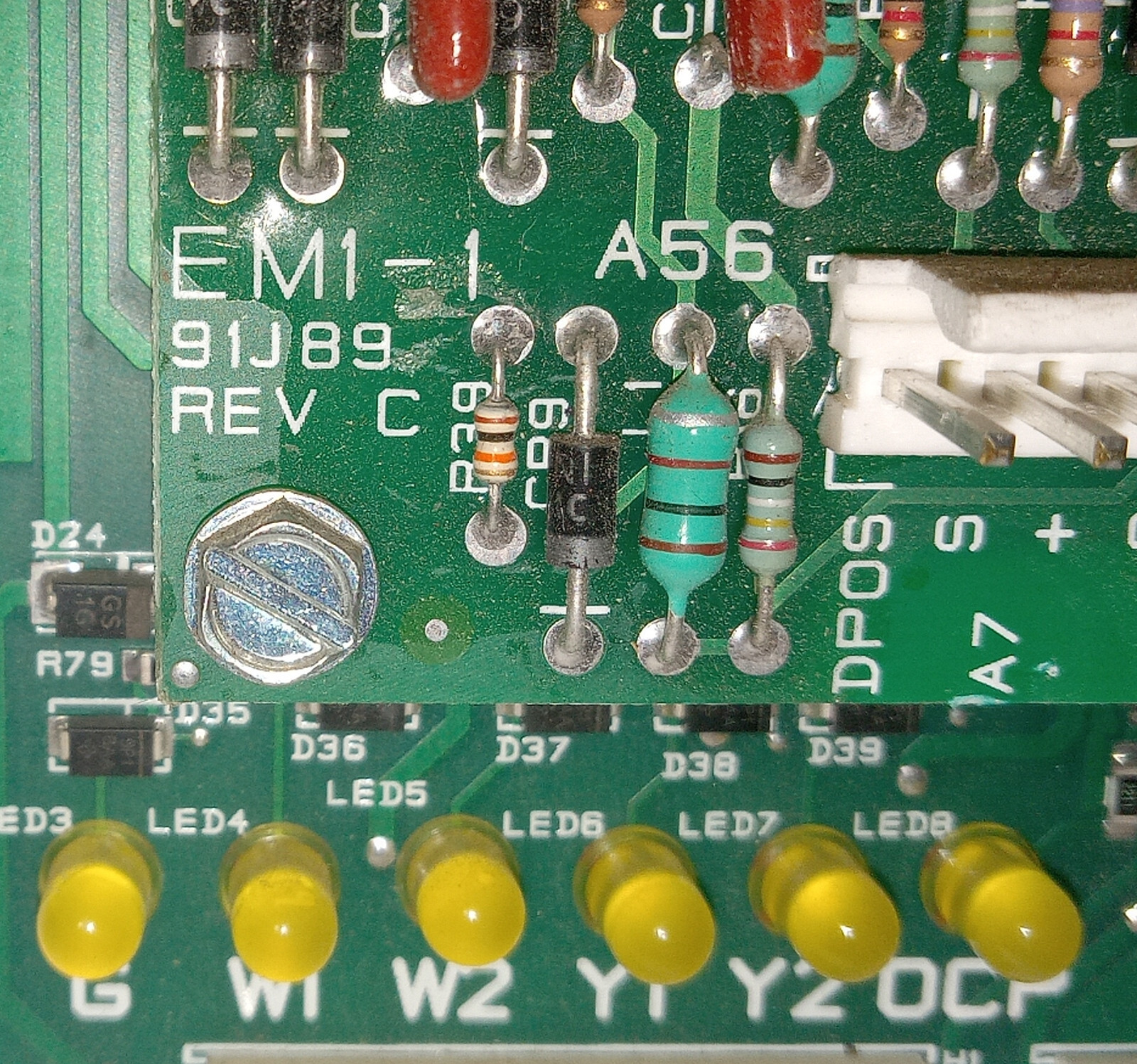 1 USED LENNOX M1-7 70M2101 EM1-1 91J89 C1-3 A57 81L75 CONTROL BOARD *MAKE OFFER*