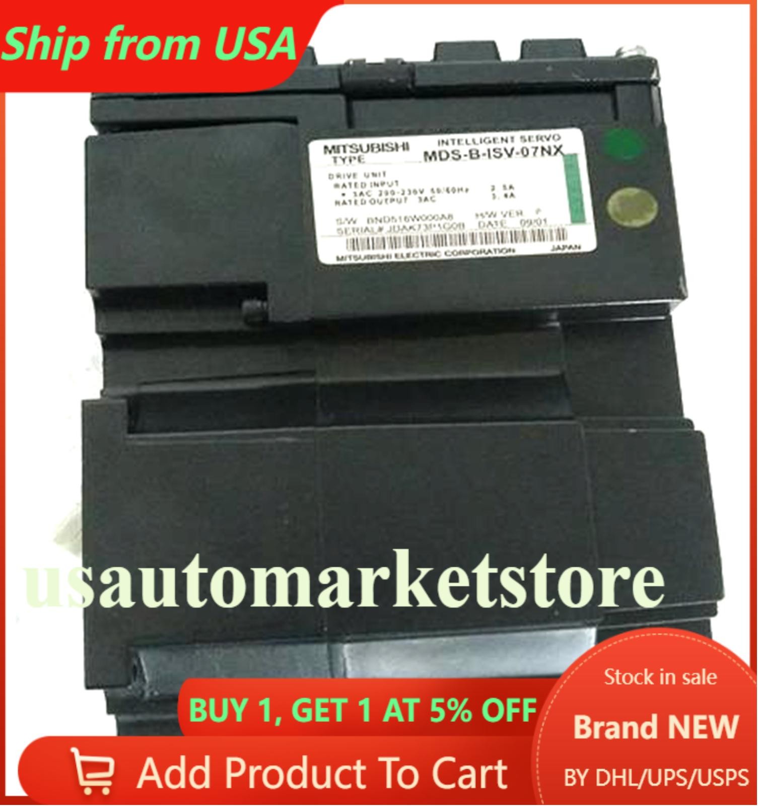 NEW MITSUBISHI MDS-B-ISV-07NX Servo Drive MDSBISV07NX