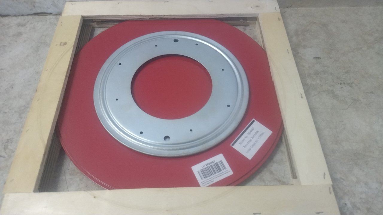 Brand Name 26W567 1000 Lb Max Load Cap 18 In Outside Dia Benchtop Turntable