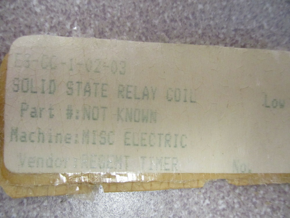 Regent Controls 23781-1 Timer Coil Circuit Board 237811