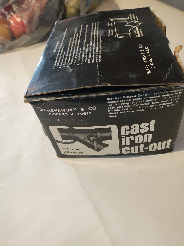 NEW in the Box – WARSHAWSKY & CO. Cast Iron Cut Out- Model 24-1628