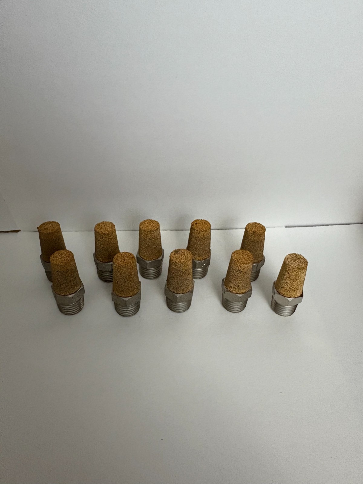 Pack of 10 – OEM Arrow Pneumatics ASP-2 Muffler Filters 1/4″ – NPT – NEW