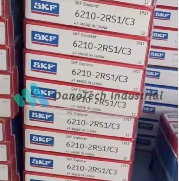 1PC NEW SKF 6210-2RS1/C3 Deep Groove Ball Bearing