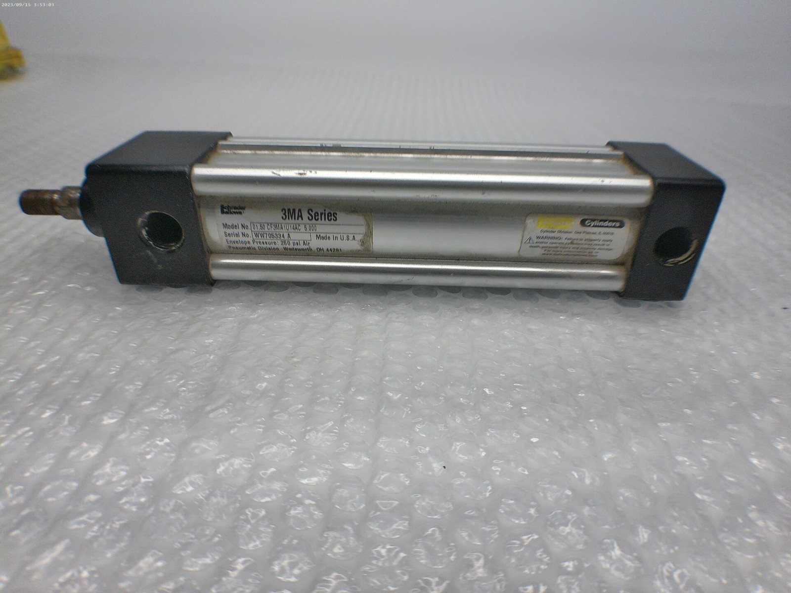 SCHRADER BELLOWS 01.50CF3MA1U14AC5.000 CYLINDER UNMP