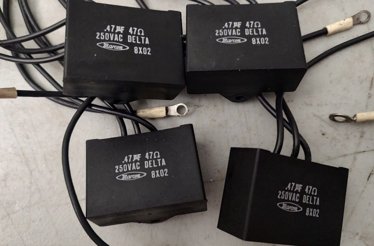 MARCON SWITCH UNIT .47UF 47 250VAC DELTA 8X02 – LOT OF 4