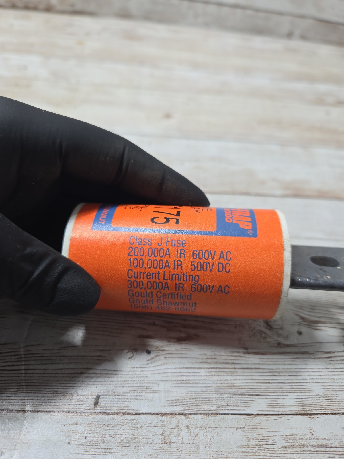 GOULD SHAWMUT 175A 600V CLASS J FUSE AJT175