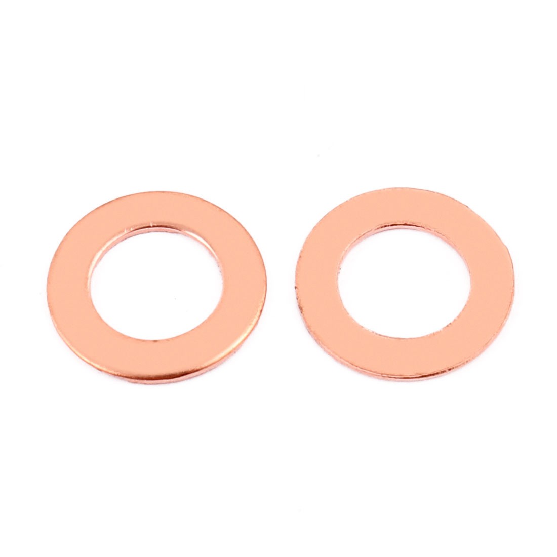 10pcs 18mm x 10mm x 1mm Flat Ring Copper Crush Washer Sealing Gasket Fastener