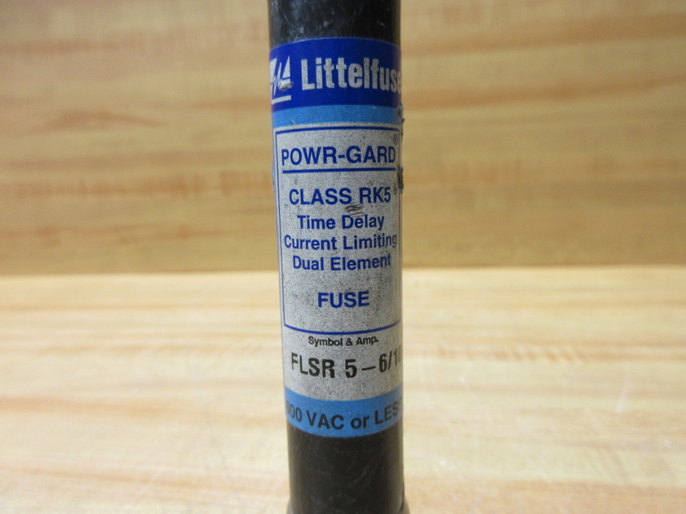 Littelfuse FLSR-5-6/10 Powr-Gard Fuse Cross Ref 3W686 (Pack of 2)