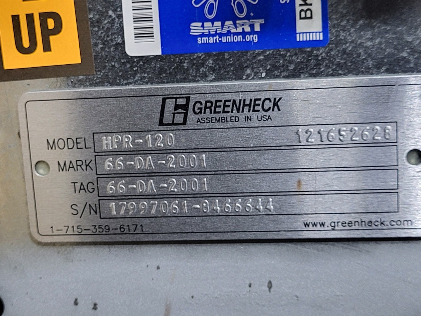SURPLUS NEW GREENHECK HPR-12024X24 24″ x 24″ Backdraft Damper w/ Exhaust Hood &