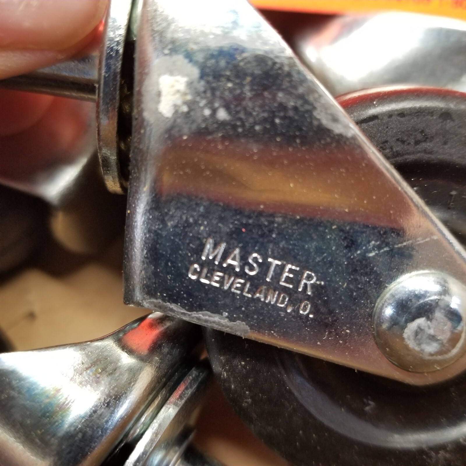 NOS Master Caster Standard Casters 4 Set Zinc Finish D472AS-G-ZN 32001