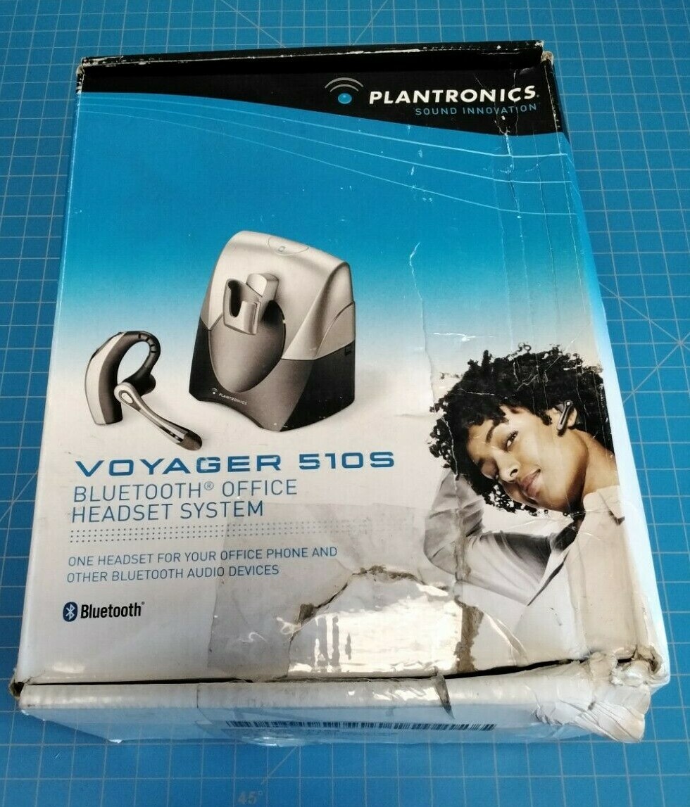 Plantronics Voyager 510S Bluetooth Wireless Headset in Black/Grey