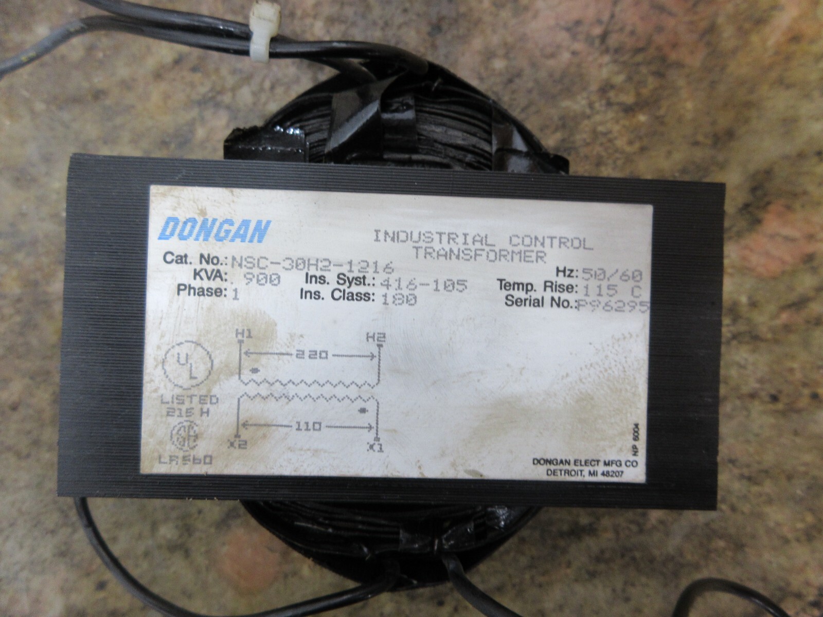 DONGAN NSC-30H2-1216 TRANSFORMER