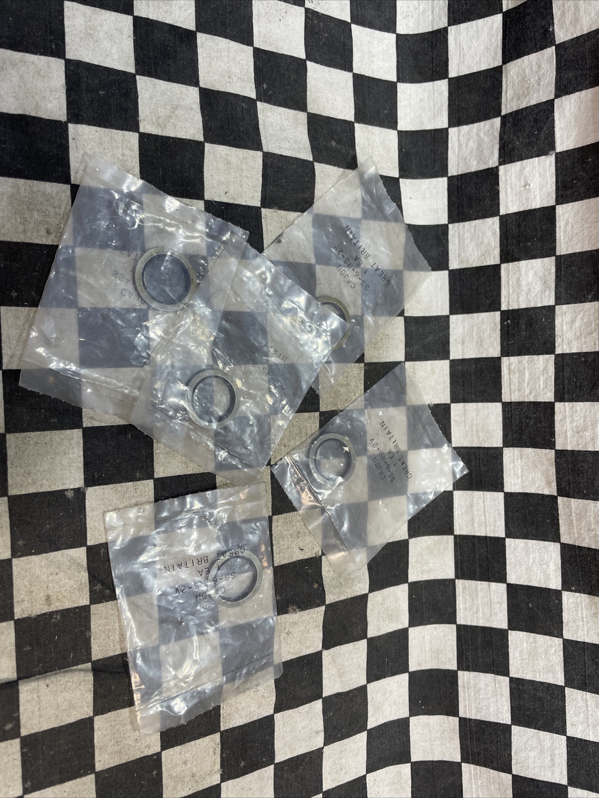 SWAGELOK SS-6-RS-2V, SS6RS2V, Gasket for 3/8″ ISO Parallel Thread, LOT OF 5 #M44