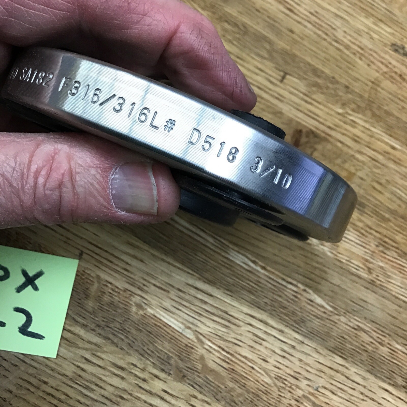 4-Bolt Stainless S/S Flange 3/4” B16.5 300# SA182 F316/316L D 518 3/10 S160