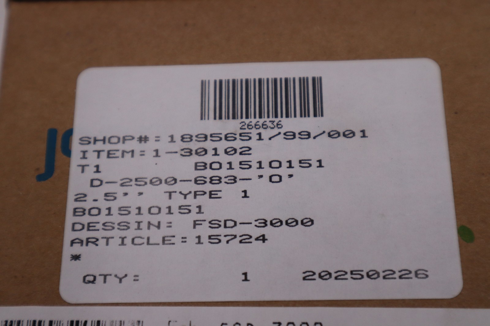 John Crane FSD-3000/ FSD3000 2.5″ TYPE 1 Assembly – NEW IN BOX – STOCK GF470A