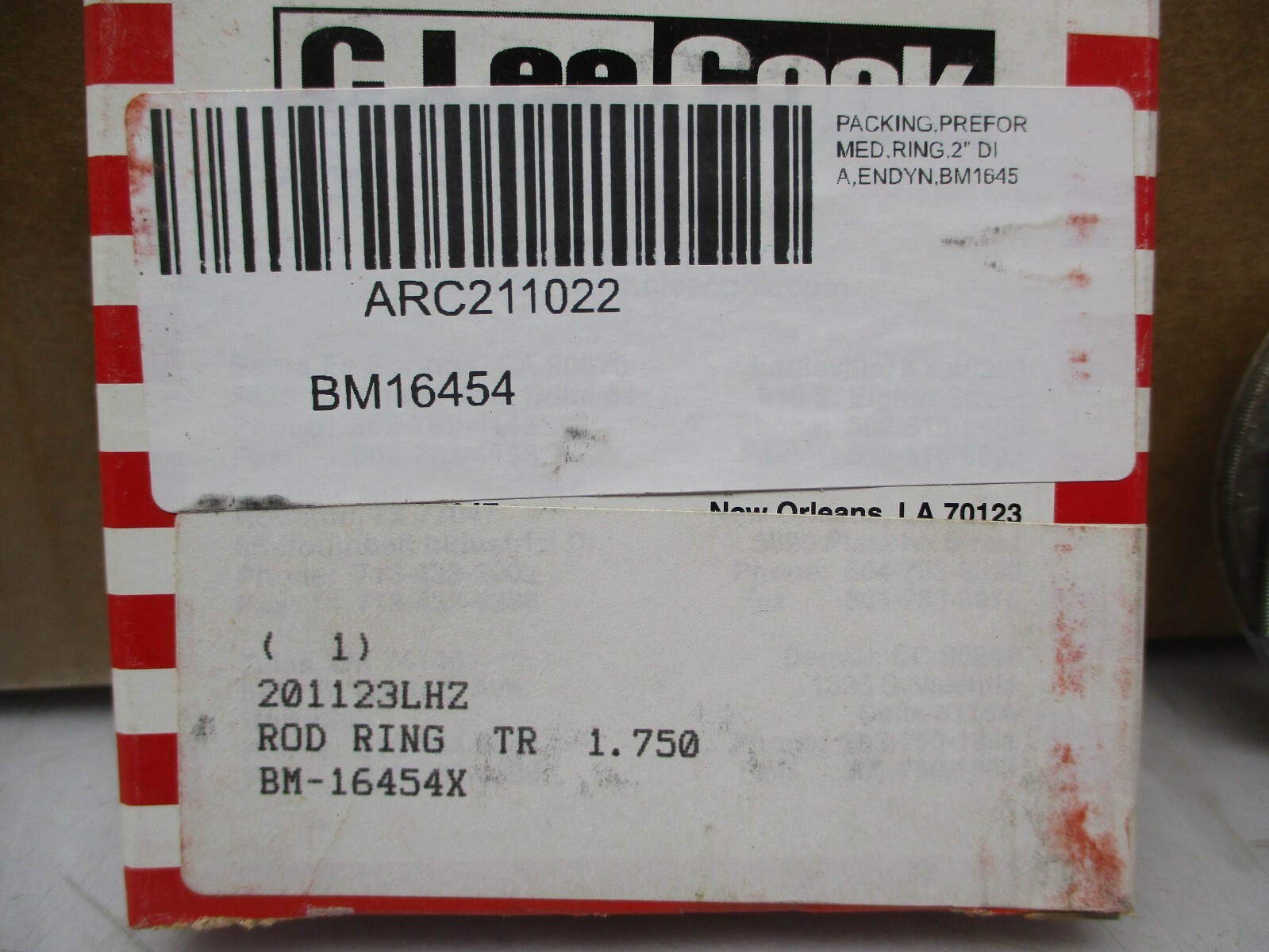 C. LEE COOK ROD RING Pan 1.750 BM-16454X