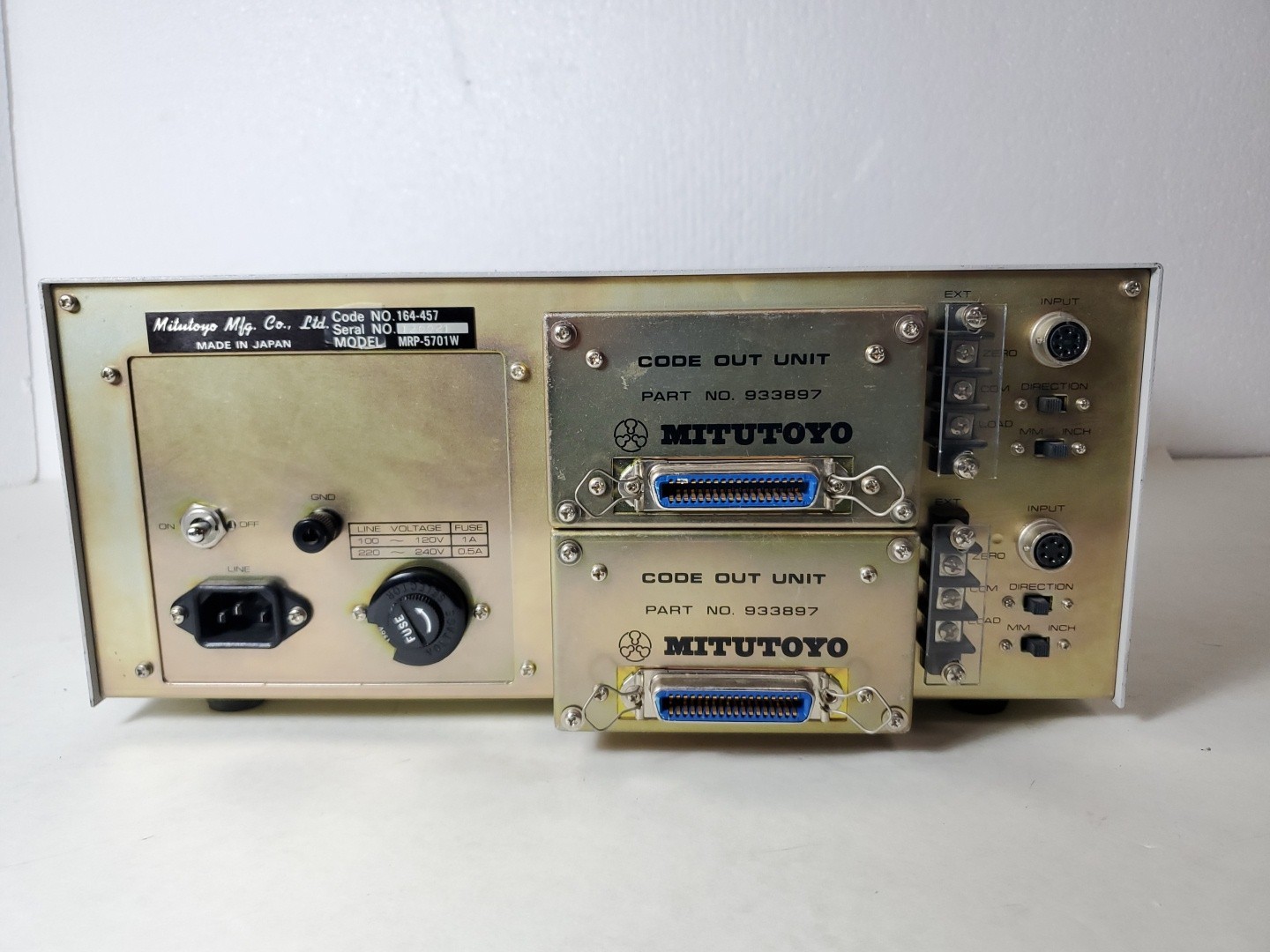 Mitutoyo MRP-5701W Digital Readout, 2 Axis