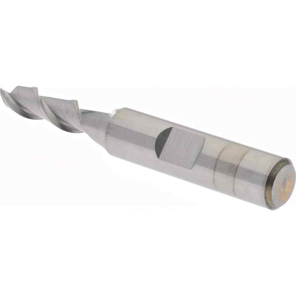 SGS 34501 Square End Mill: 1/4″ Dia, 3/4″ LOC, 3/8″ Shank, 2-7/16″ OAL