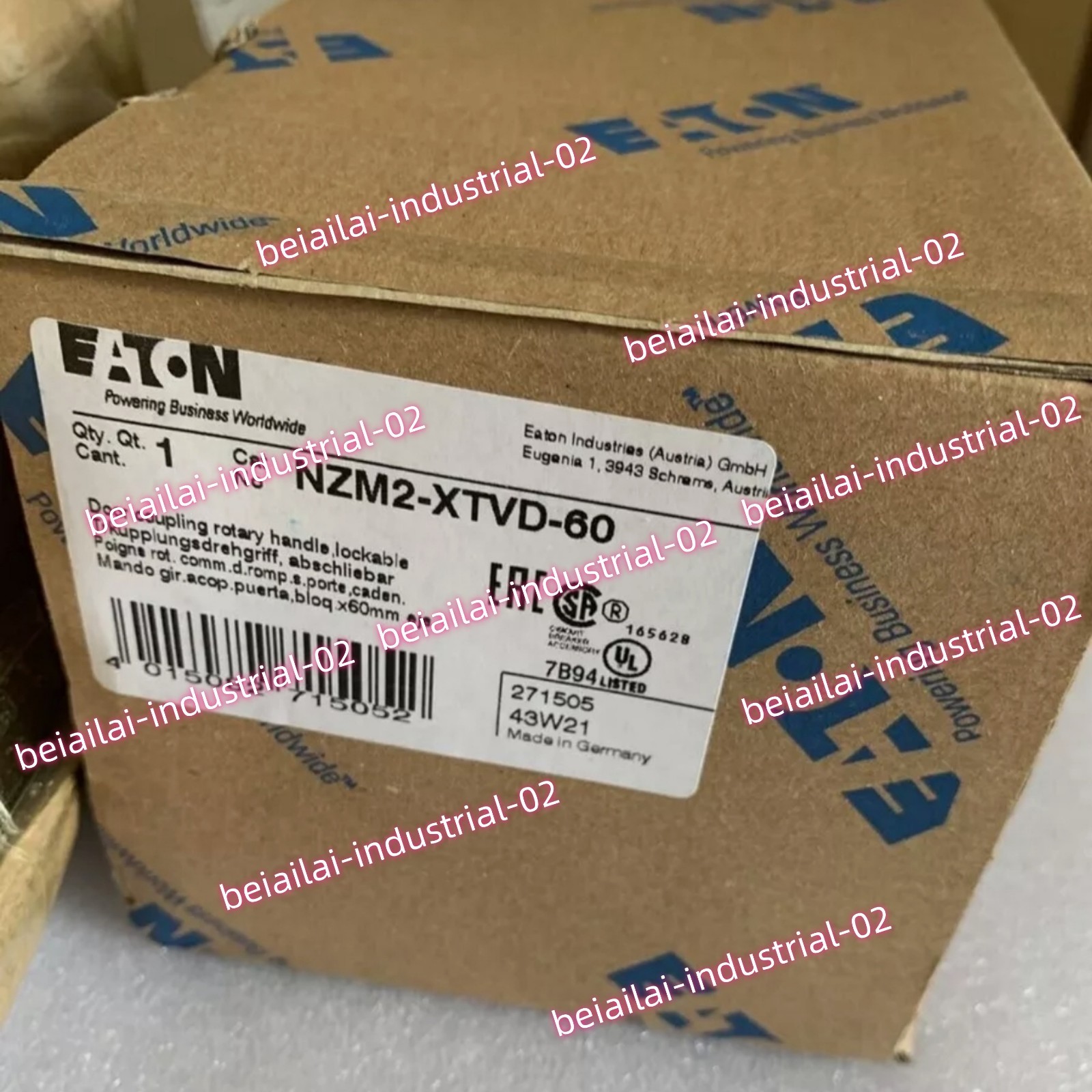 Eaton NZM2-XTVD-60 Breaker Handle#1pcs new in box