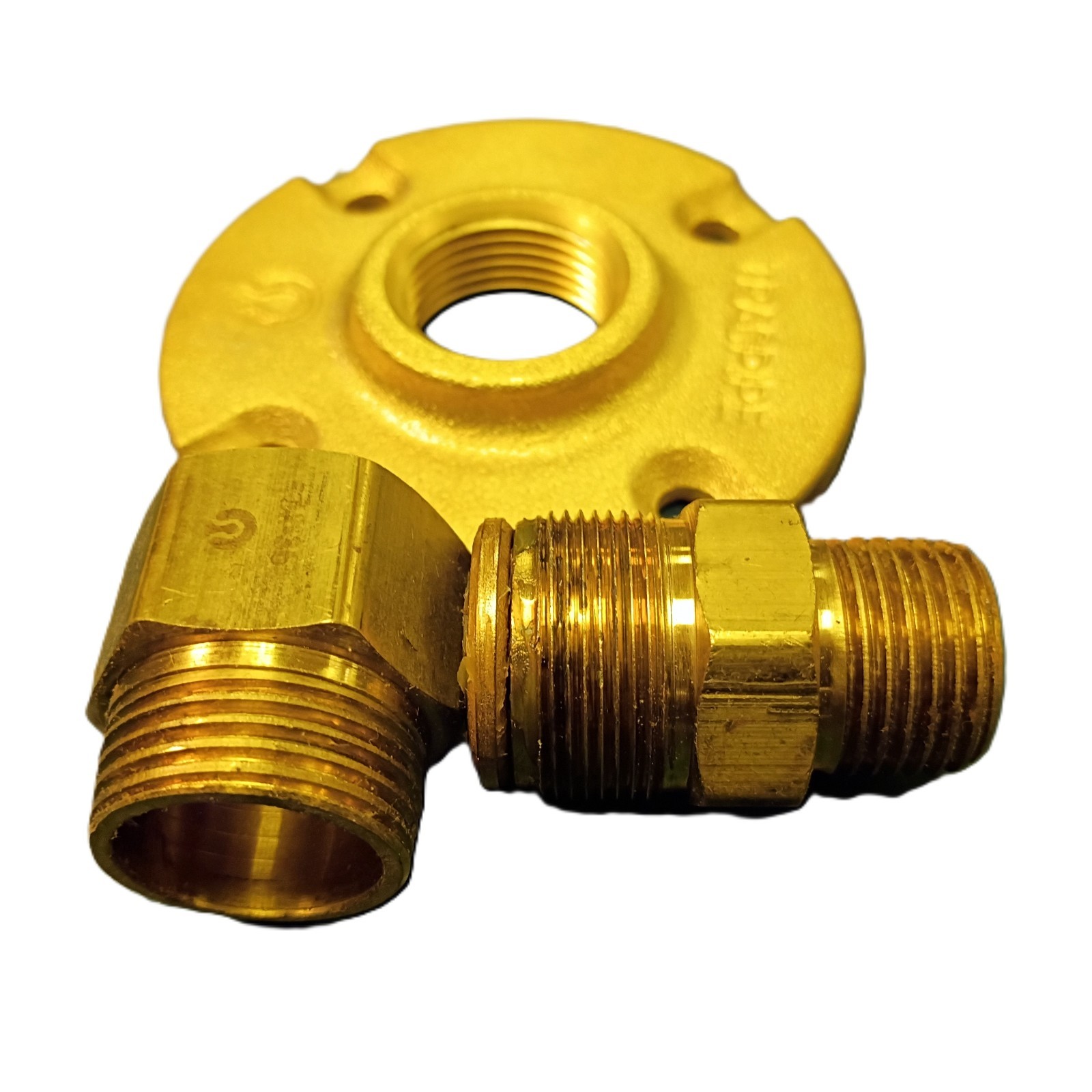 OmegaFlex FGP-BFF-500 TracPipe 1/2″ Flange Fitting Brass CSST/NPT AutoFlare