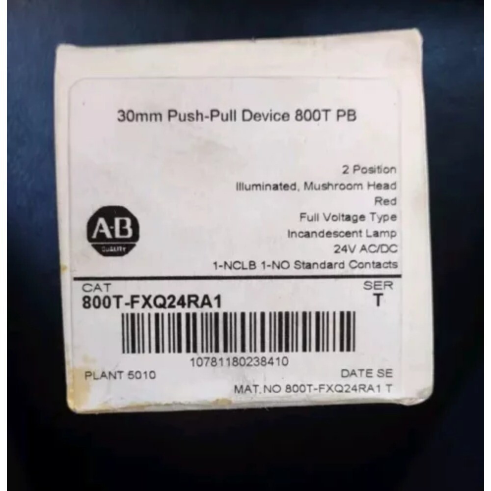 NEW ALLEN-BRADLEY 800T-FXQ24RA1 PUSH BUTTON 800TFXQ24RA1 US Free Tax