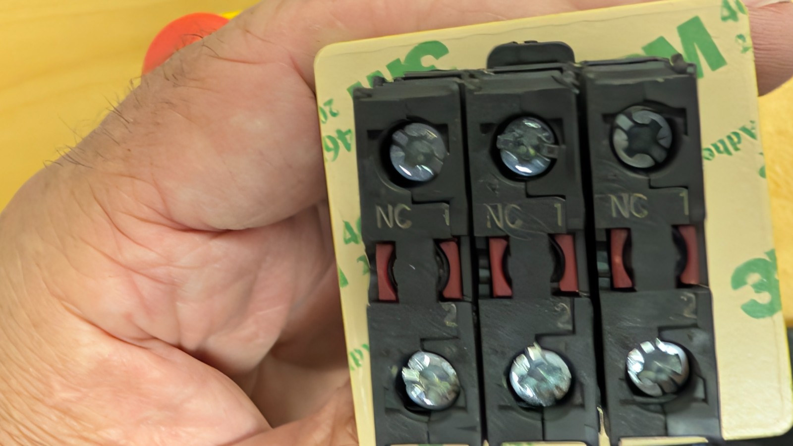 Eaton M22-PV-K02 Emergency Stop Button, Non Illuminated, 3 NC