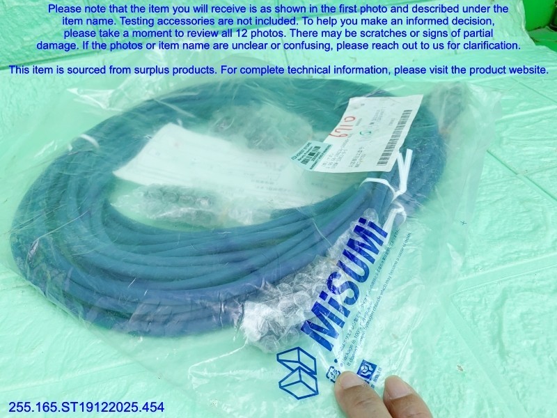 MISUMI SVEM-J2HC1-B-5 Encoder Cable as in photos, sn:9451, DHL