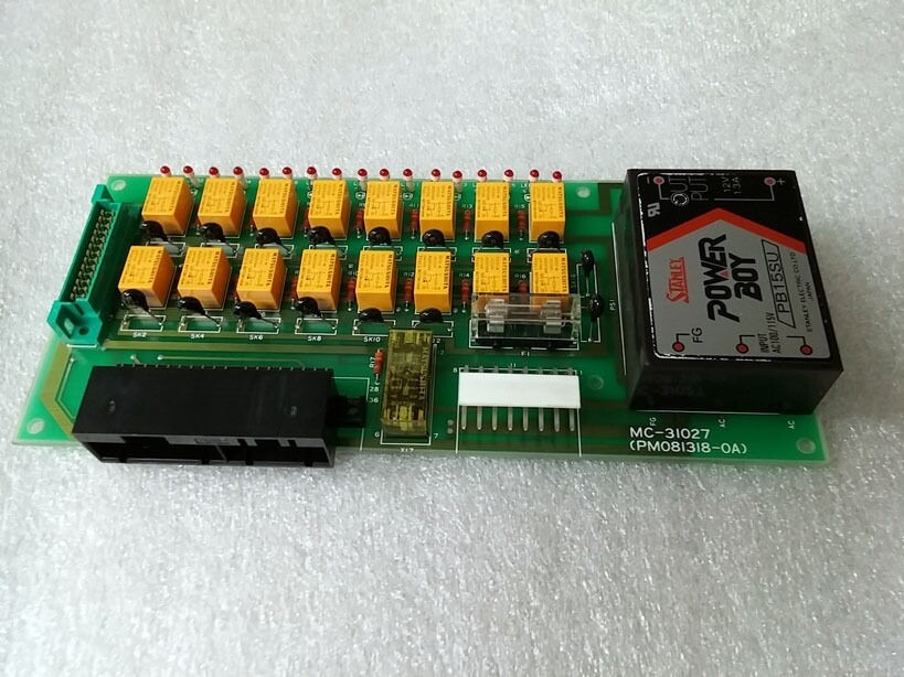 TEL Tokyo Electron DS1181-000957-11 MC-31027 PHOTO MOS Board for Valve & MFC Box
