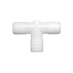Bramec TTA202020 5/8″ Barb Hose Tee, PVC, 3-Way Connector
