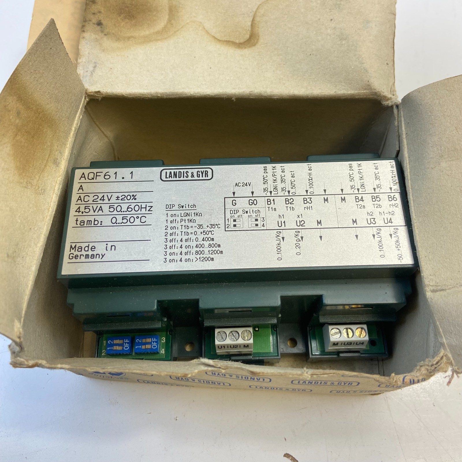 LANDIS & GYR AQF61.1 Transducer 24 V AC/DC